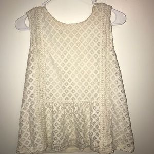 Lace crotchet blouse